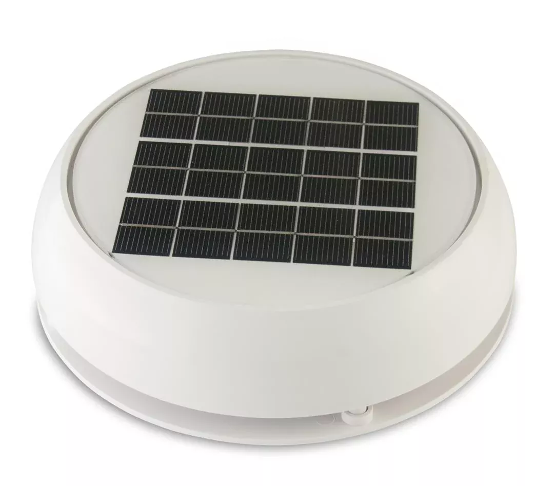 3 Day/Night Solar Vent, White