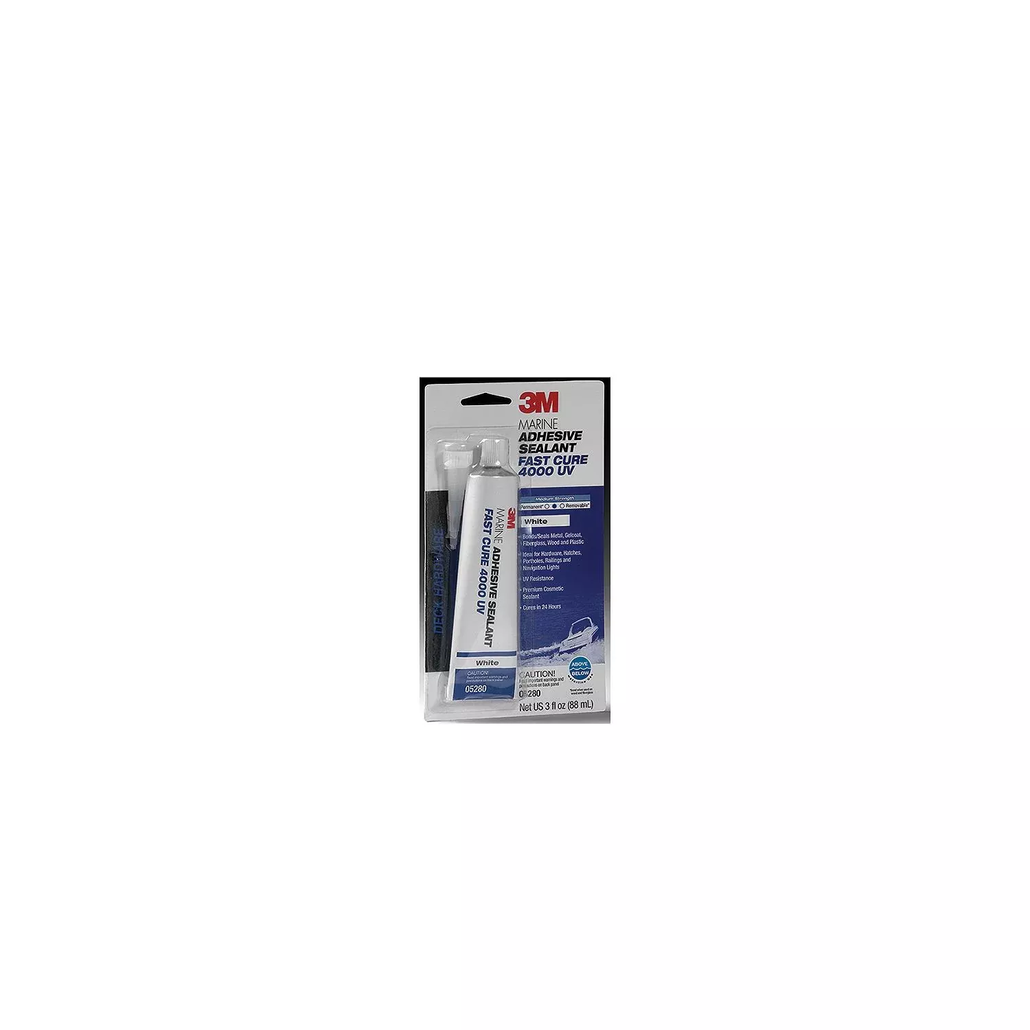 3m-14345-4000uv-fast-cure-sealant-black-3-oz-tube 3M 14345 4000UV Fast Cure Sealant, Black, 3 oz. Tube