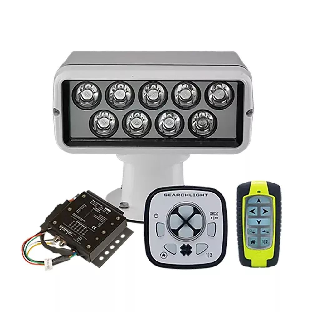 ACR RCL-100 LED White Searchlight w/URP-103 Wired Point Pad, URC-104 Master Controller & URH-103 Wireless Handheld Remote