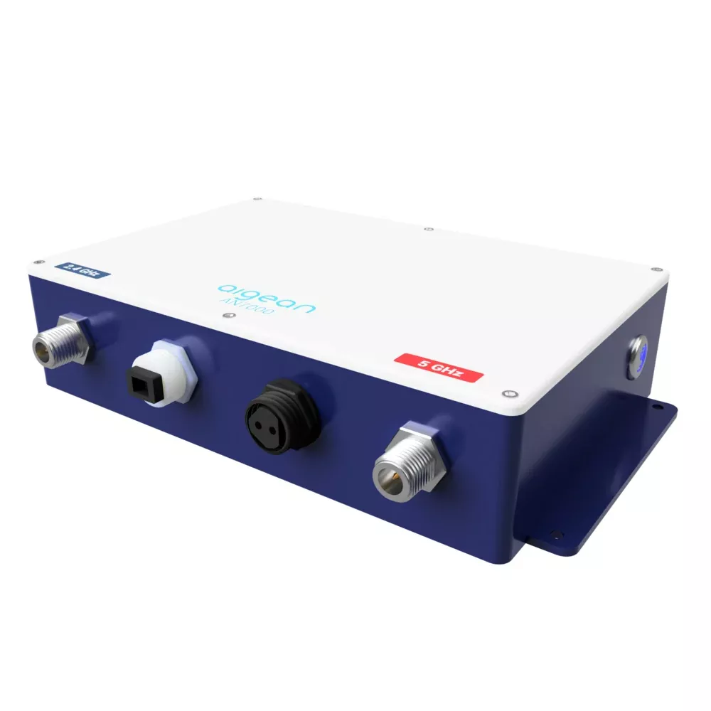 Aigean AN-7000AC High Power, Long Range Dual Band Wi-Fi Receiver w/2 - 4' Comrod Antennas