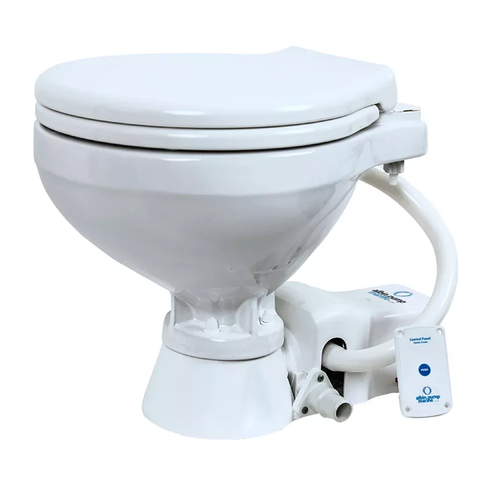 Albin Group Marine Toilet Standard Electric EVO Compact - 12V [07-02-004]