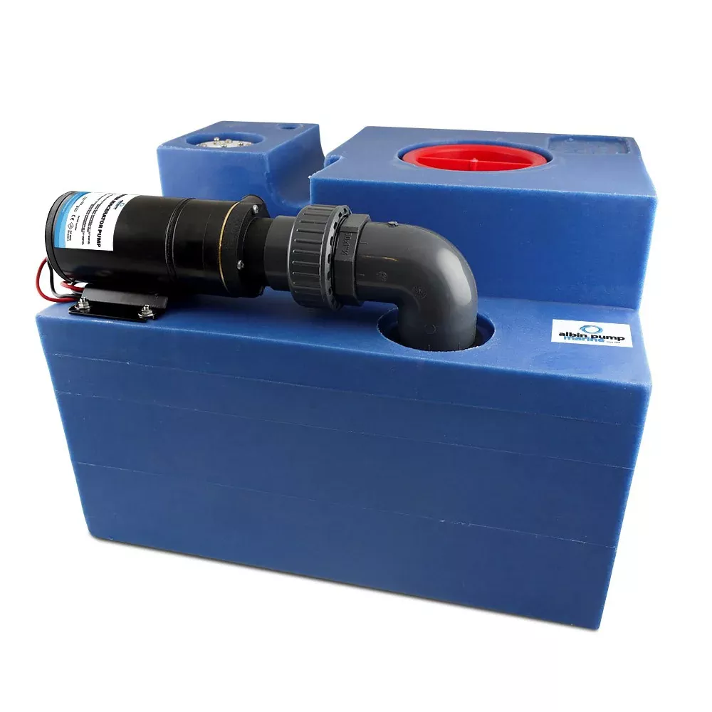albin-pump-19-gallon-72l-waste-water-tank-cpl-macerator-12v Albin Pump 19 Gallon (72L) Waste Water Tank CPL Macerator - 12V