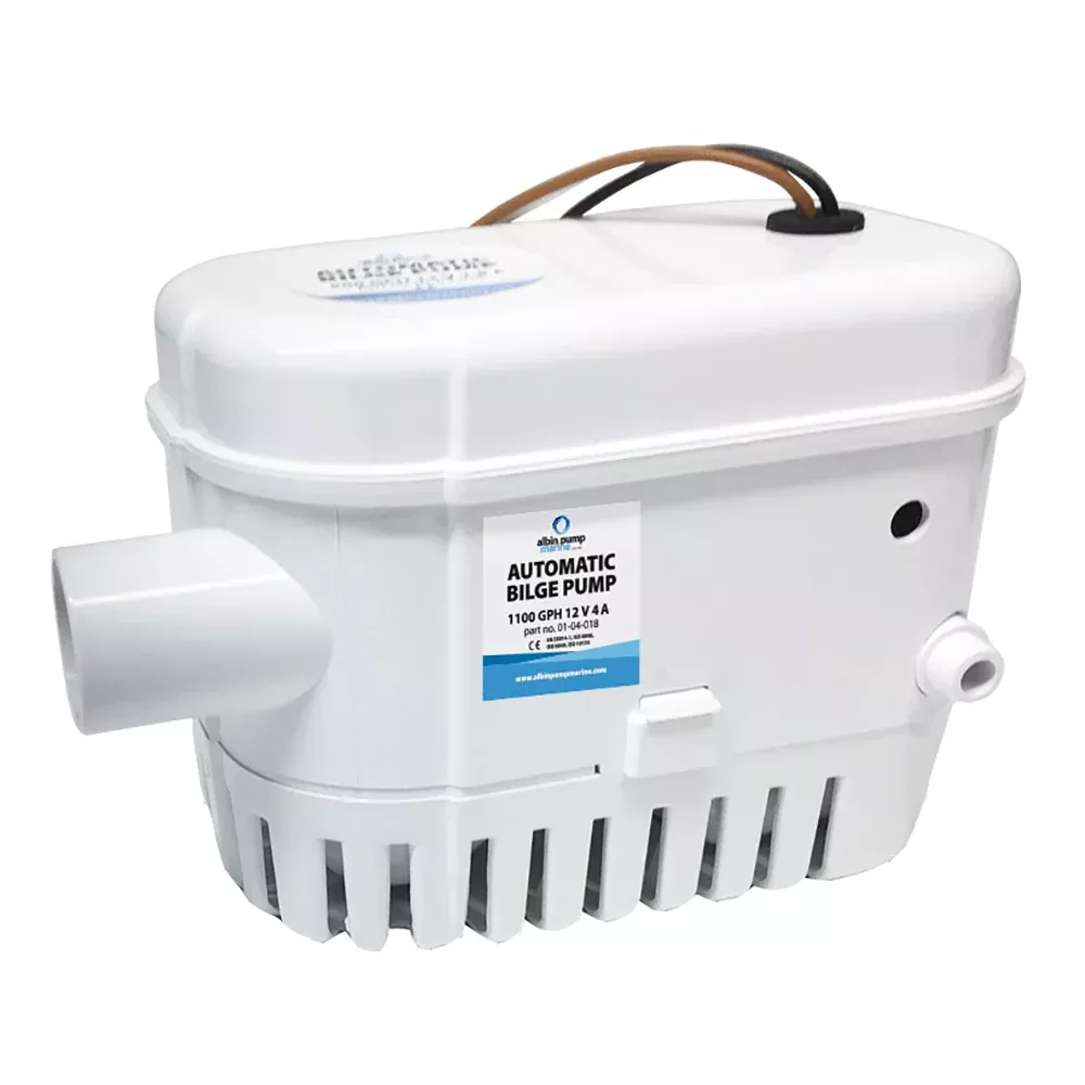 albin-pump-automatic-bilge-pump-1100-gph-24v Albin Pump Automatic Bilge Pump 1100 GPH - 24V