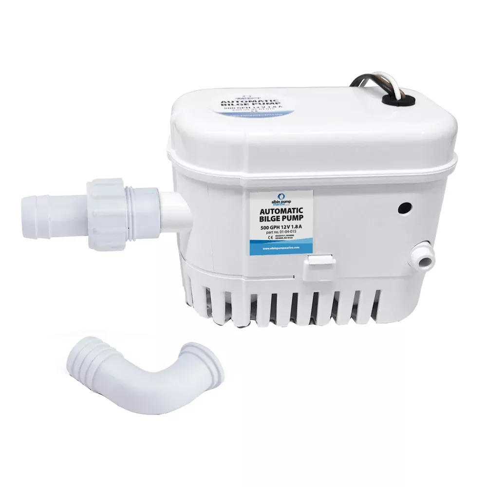 albin-pump-automatic-bilge-pump-500-gph-12v Albin Pump Automatic Bilge Pump 500 GPH - 12V