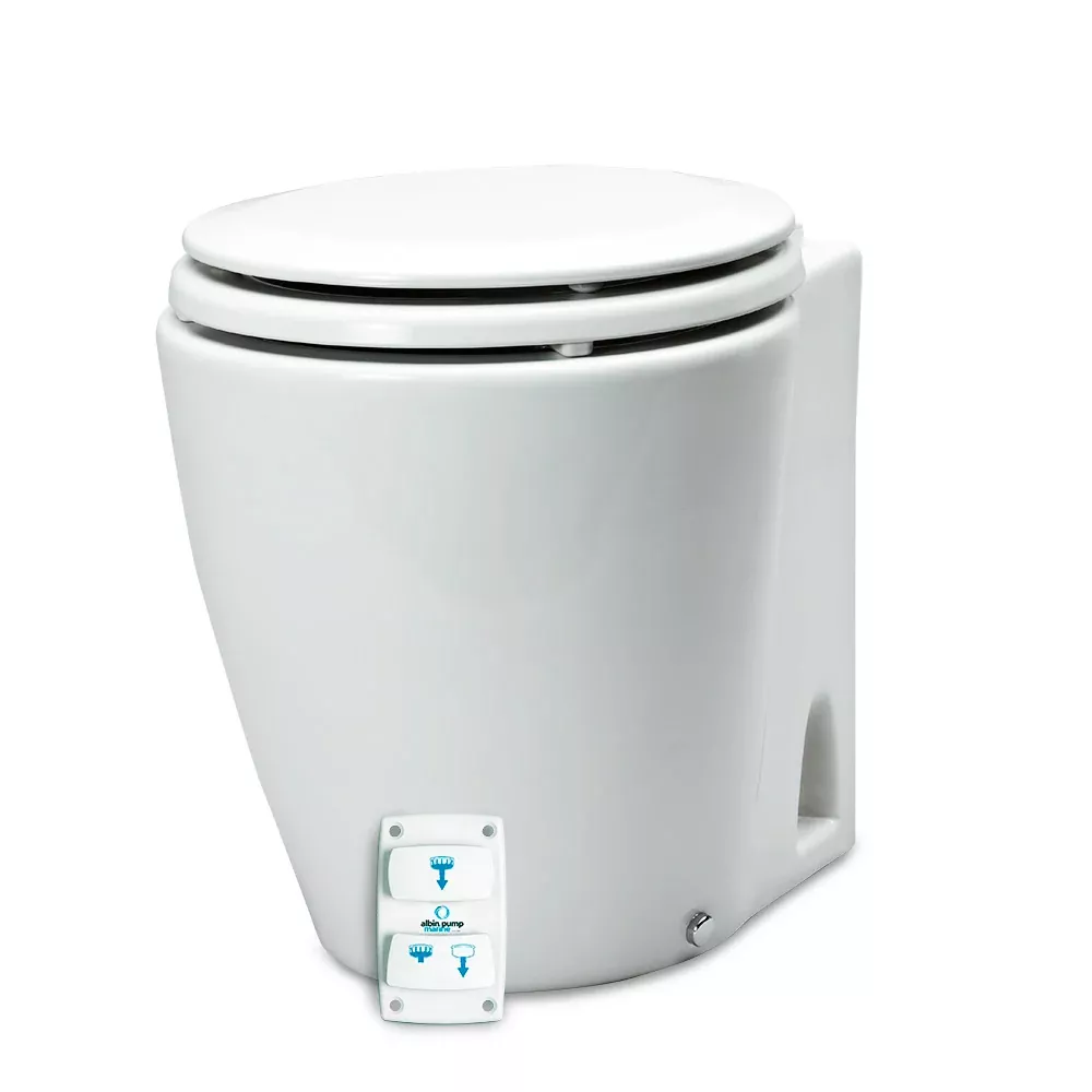 albin-pump-marine-design-marine-toilet-silent-electric-12v Albin Pump Marine Design Marine Toilet Silent Electric - 12V