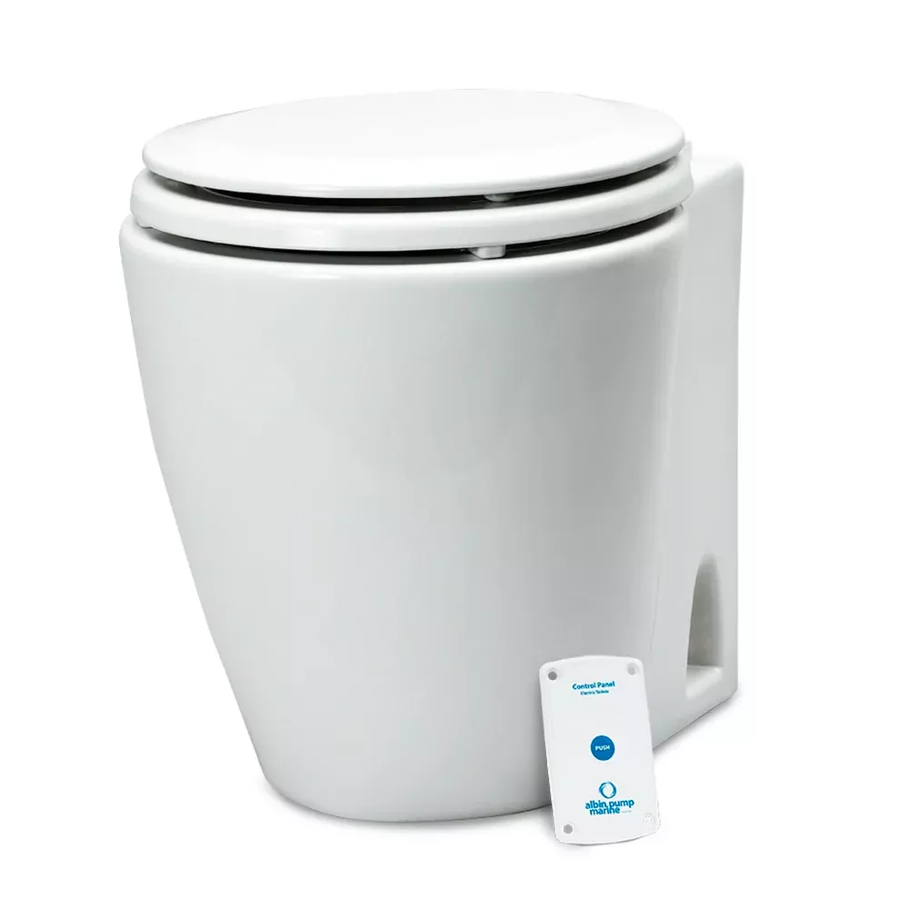 albin-pump-marine-design-marine-toilet-standard-electric-24v Albin Pump Marine Design Marine Toilet Standard Electric - 24V