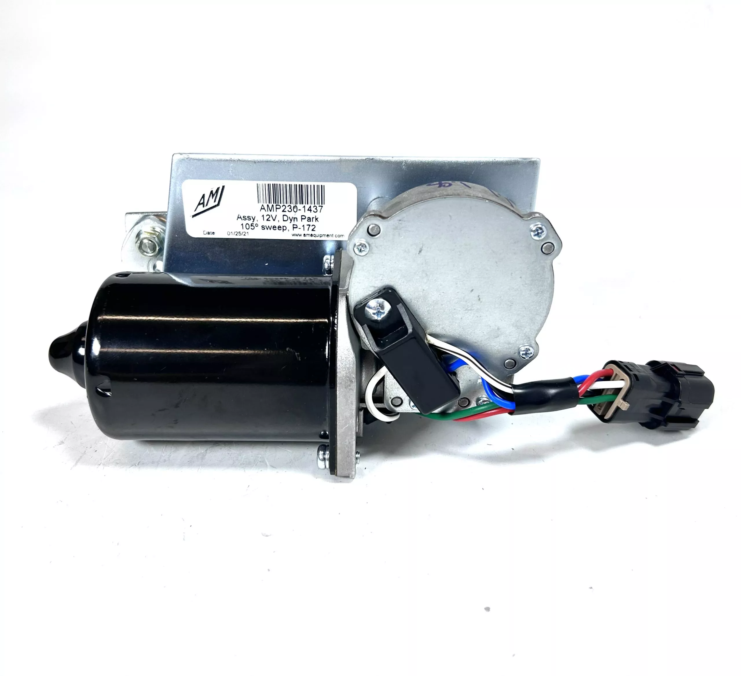 AM Equipment 230-1437 / 230-2001, Dynamic Park Wiper Motor 105 Degrees 12V
