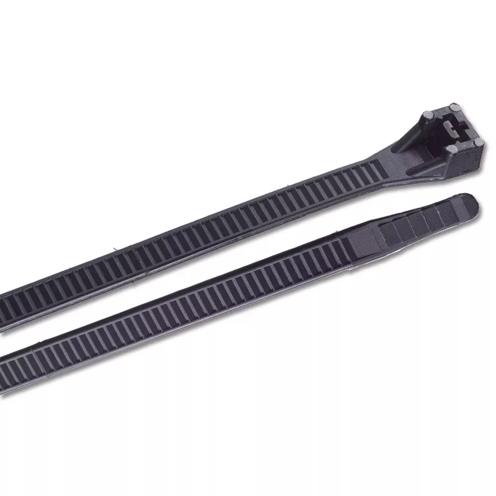 Ancor 15" UV Black Heavy Duty Cable Zip Ties -100 Pack