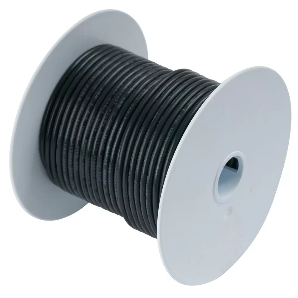 ancor-black-1-awg-tinned-copper-battery-cable-300 Ancor Black 1 AWG Tinned Copper Battery Cable - 300'