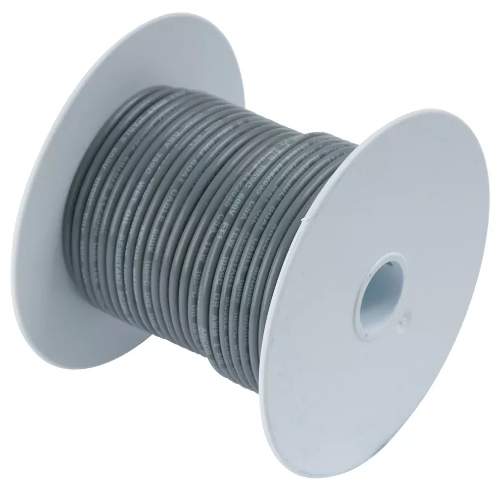 ancor-grey-14-awg-tinnned-copper-wire-500 Ancor Grey 14 AWG Tinnned Copper Wire - 500'