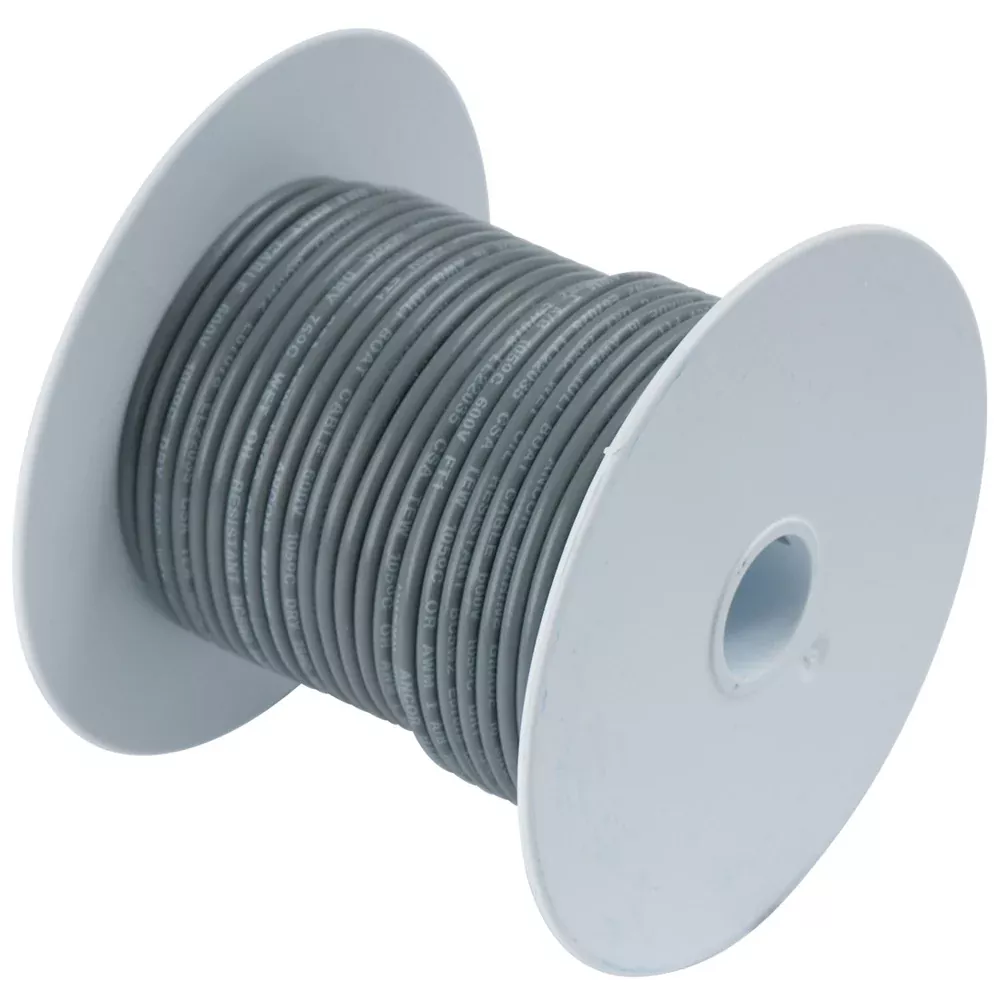 ancor-grey-18-awg-tinned-copper-wire-1-000 Ancor Grey 18 AWG Tinned Copper Wire - 1,000'