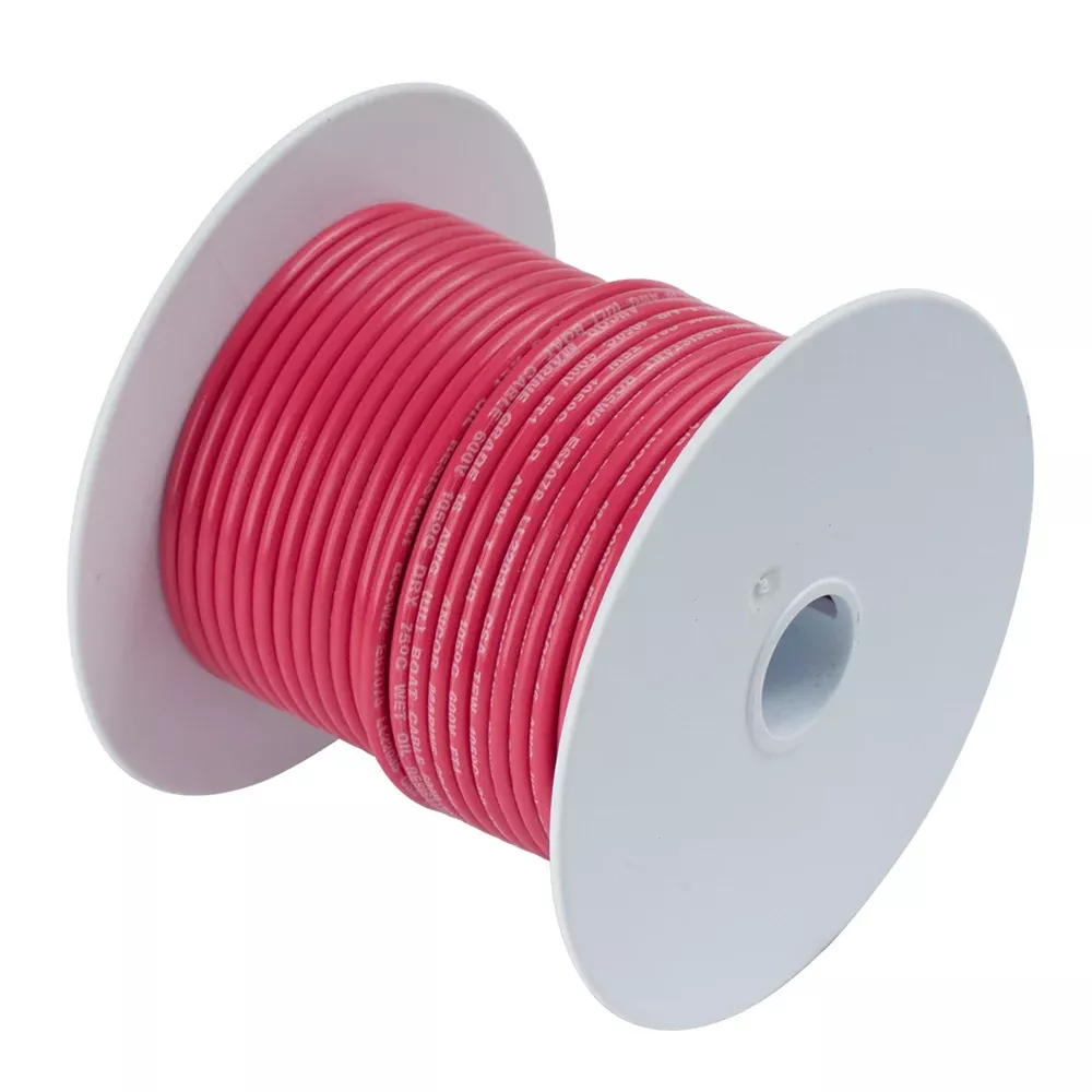 ancor-red-6-awg-tinned-copper-wire-50 Ancor Red 6 AWG Tinned Copper Wire - 50'