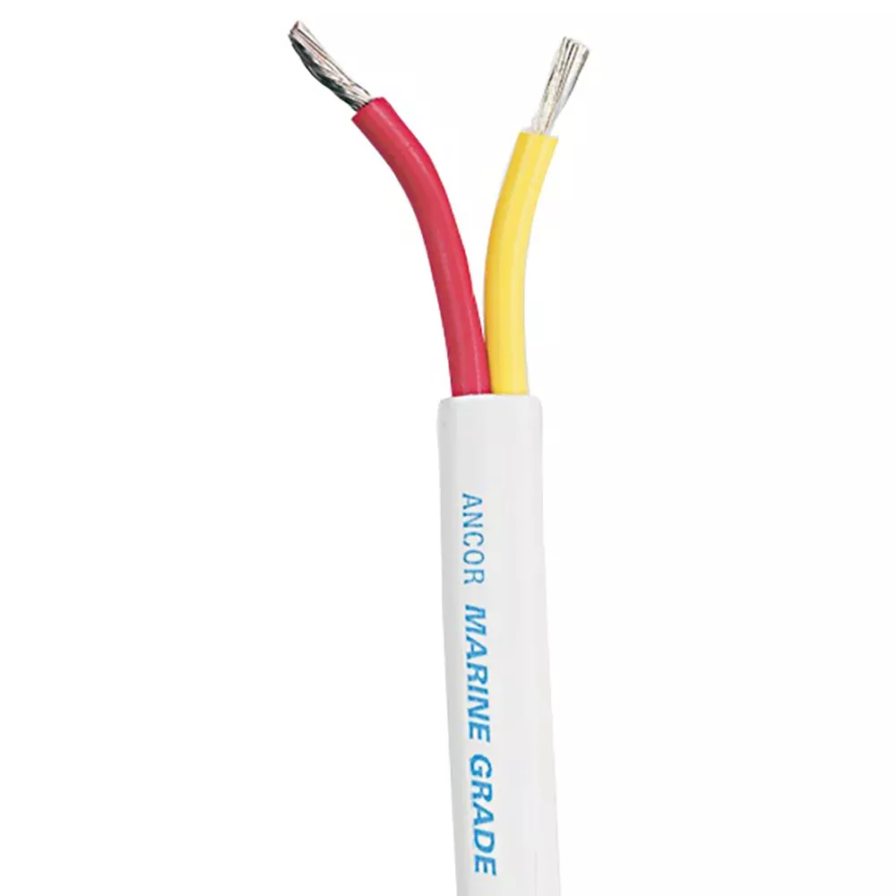 ancor-safety-duplex-cable-14-2-awg-red-yellow-flat-500 Ancor Safety Duplex Cable - 14/2 AWG - Red/Yellow - Flat - 500'