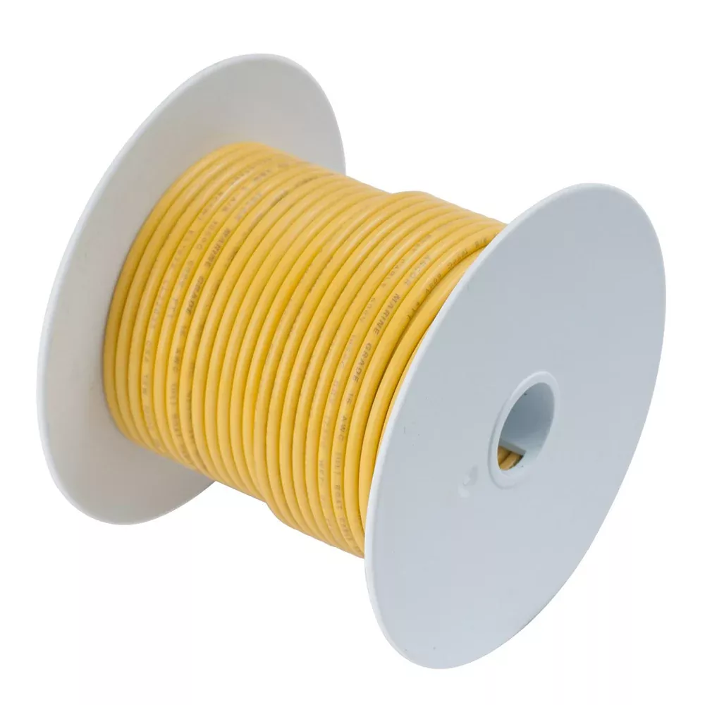 ancor-yellow-1-awg-tinned-copper-battery-cable-300 Ancor Yellow 1 AWG Tinned Copper Battery Cable - 300'