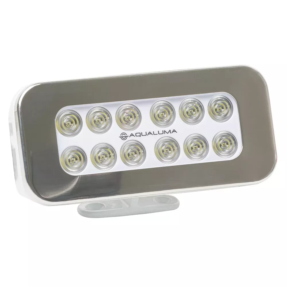 aqualuma-bracket-mount-spreader-light-12-led-stainless-steel-bezel Aqualuma Bracket Mount Spreader Light 12 LED - Stainless Steel Bezel