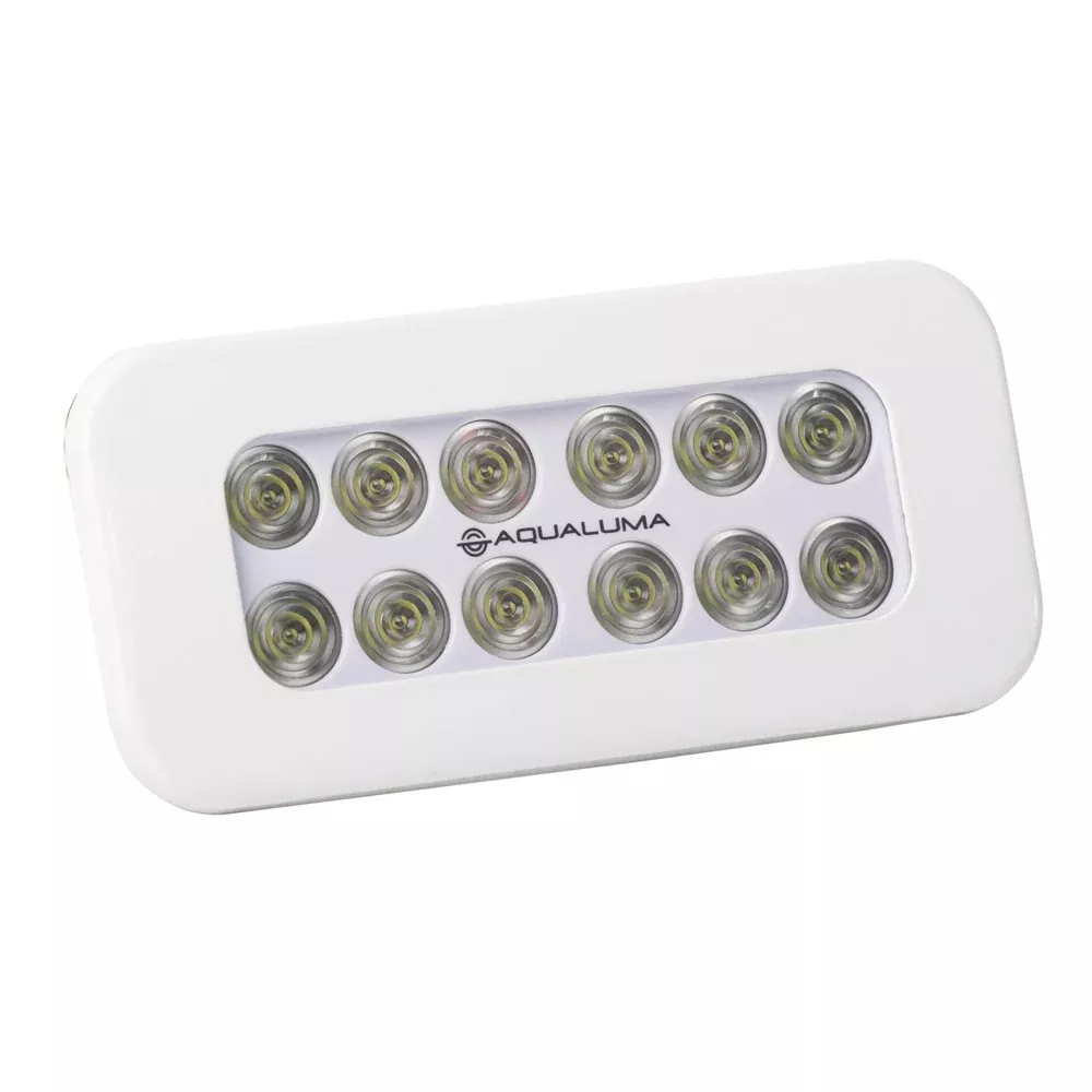aqualuma-flush-mount-spreader-light-12-led-white-bezel Aqualuma Flush Mount Spreader Light 12 LED - White Bezel