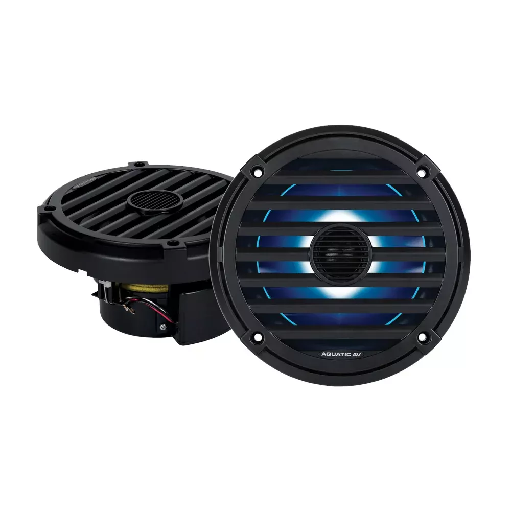 aquatic-av-elite-6-5-quot-rgb-speakers-black-pair Aquatic AV ELITE 6.5" RGB Speakers - Black - Pair