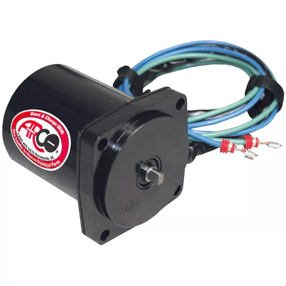 arco-marine-original-equipment-quality-replacement-tilt-trim-motor-2-wire-amp-4- ARCO Marine Original Equipment Quality Replacement Tilt Trim Motor - 2 Wire & 4-Bolt Mount