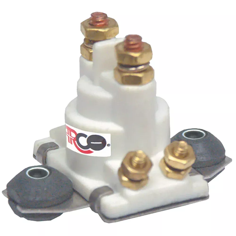 arco-marine-outboard-solenoid-w-flat-isolated-base-amp-white-housing ARCO Marine Outboard Solenoid w/Flat Isolated Base & White Housing