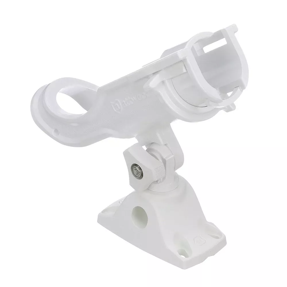 attwood-heavy-duty-adjustable-rod-holder-w-combo-mount-white Attwood Heavy-Duty Adjustable Rod Holder w/Combo Mount - White
