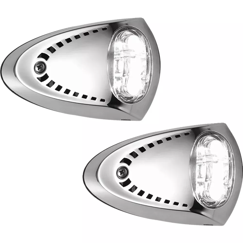 attwood-led-docking-lights-stainless-steel-white-led-pair Attwood LED Docking Lights - Stainless Steel - White LED - Pair