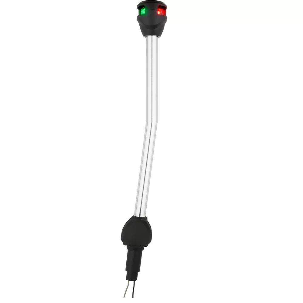 attwood-lightarmor-bi-color-navigation-pole-light-angled-14-quot Attwood LightArmor Bi-Color Navigation Pole Light - Angled - 14"