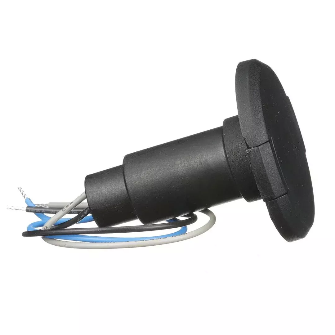 attwood-lightarmor-plug-in-base-3-pin-black-round Attwood LightArmor Plug-In Base - 3 Pin - Black - Round