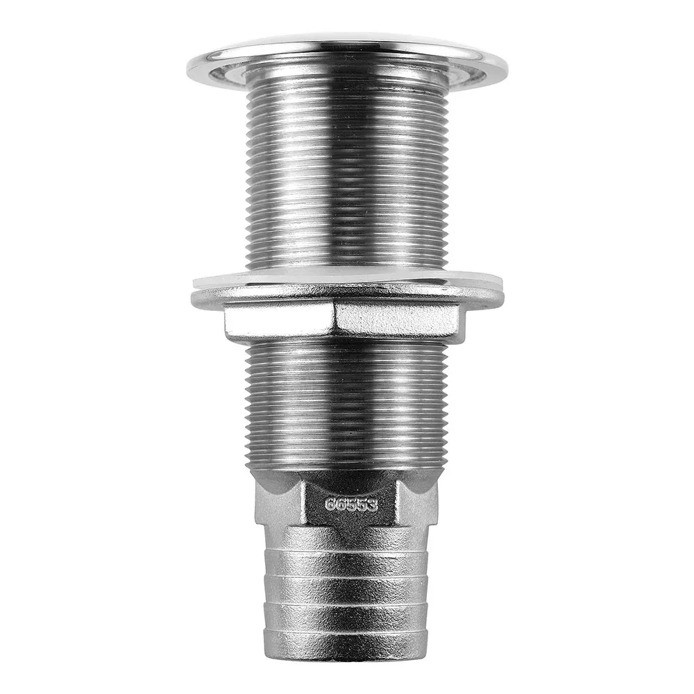 attwood-stainless-steel-scupper-valve-barbed-1-1-2-quot-hose-size Attwood Stainless Steel Scupper Valve Barbed - 1-1/2" Hose Size