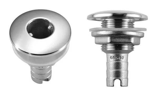 attwood-stainless-steel-thru-hull-short-straight-barbed-1-quot-inner-diameter Attwood Stainless Steel Thru-Hull Short Straight Barbed - 1" Inner Diameter