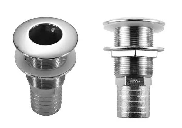 attwood-stainless-steel-thru-hull-standard-straight-barbed-1-1-2-quot-inner-diam Attwood Stainless Steel Thru-Hull Standard Straight Barbed - 1-1/2" Inner Diameter