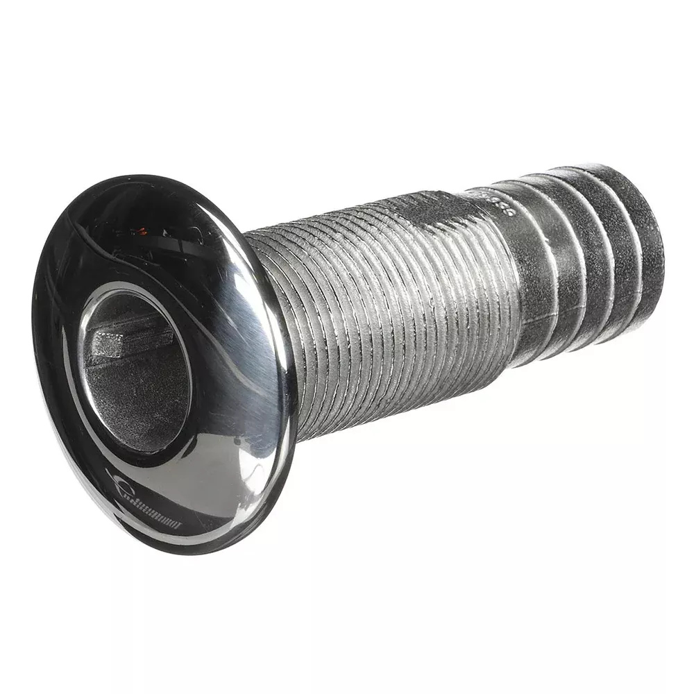 attwood-stainless-steel-thru-hull-standard-straight-barbed-1-1-4-quot-inner-diam Attwood Stainless Steel Thru-Hull Standard Straight Barbed - 1-1/4" Inner Diameter