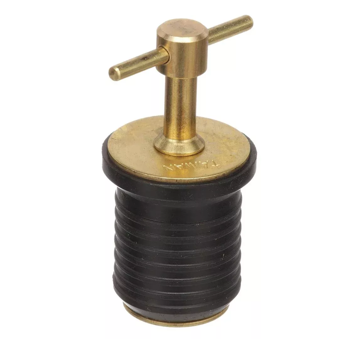 attwood-t-handle-brass-drain-plug-1-quot-diameter Attwood T-Handle Brass Drain Plug - 1" Diameter