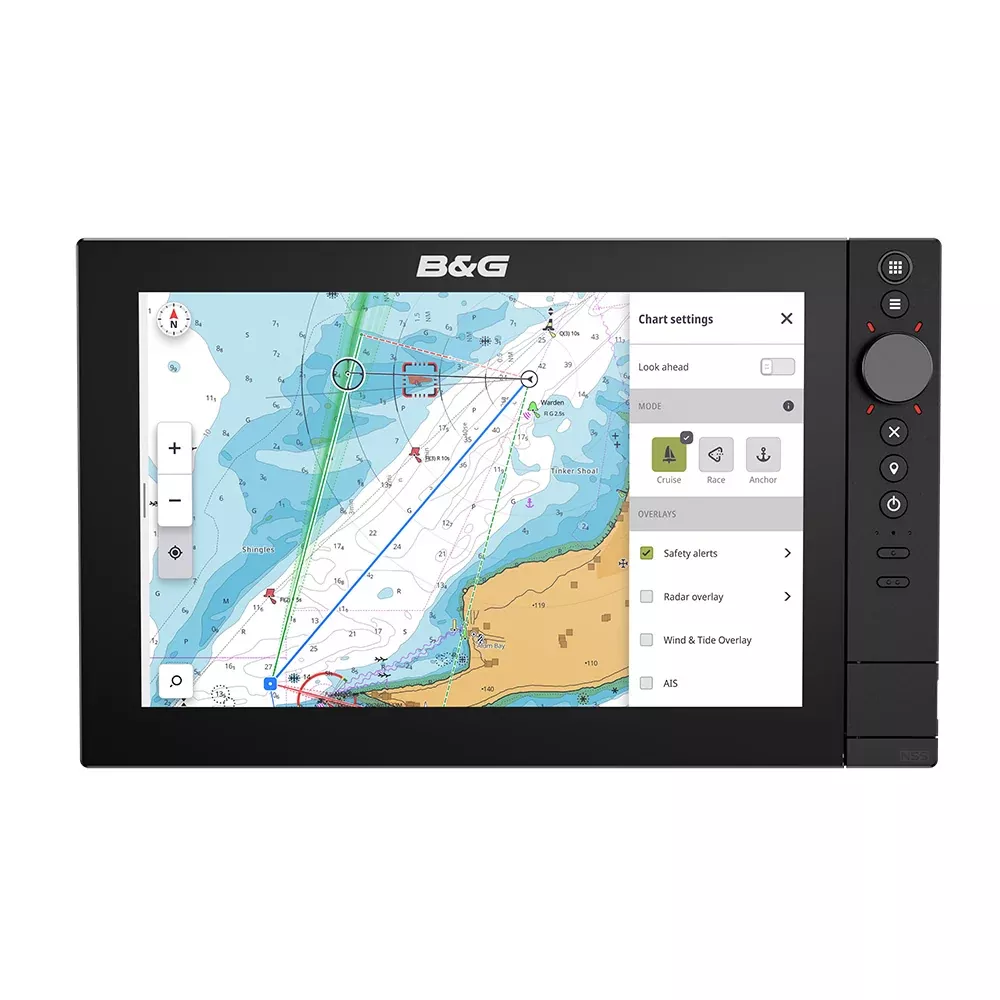 B&G Zeus SR 16 16 inch Sailing MFD with C-MAP Discover X (No Sonar)