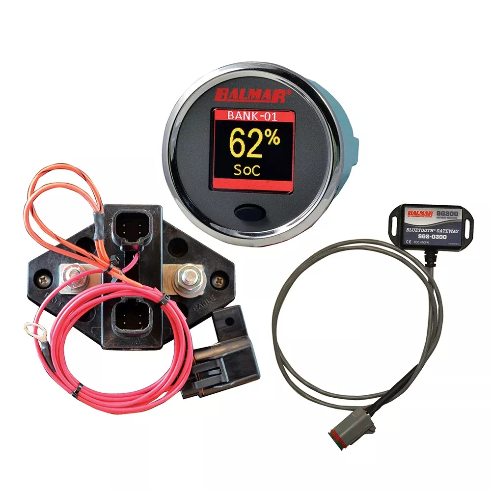 balmar-sg210-battery-monitor-kit-w-display-shunt-gateway Balmar SG210 Battery Monitor Kit w/Display Shunt Gateway