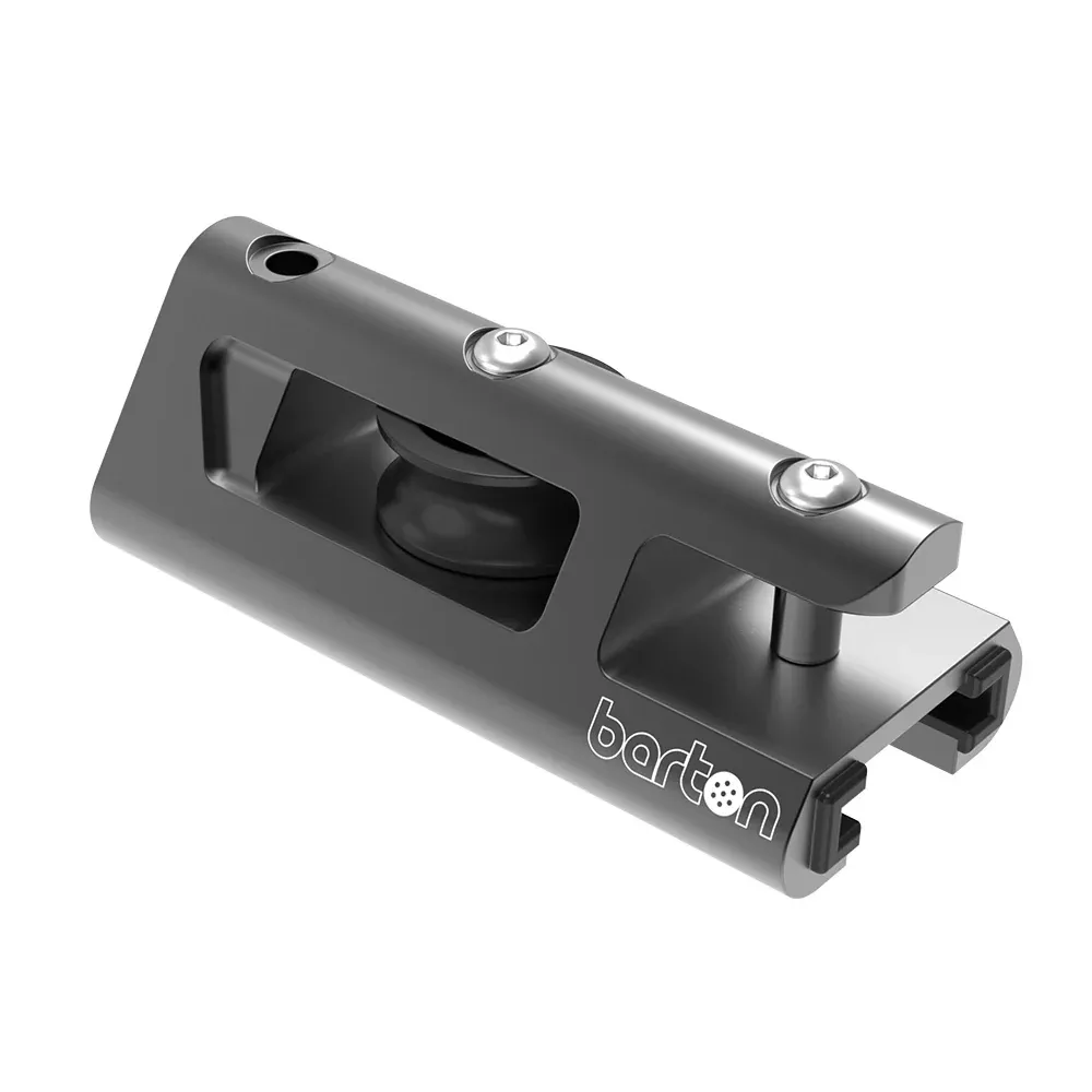 barton-32mm-end-stop-amp-becket-genoa-car-track-black Barton 32mm End Stop & Becket Genoa Car Track - Black