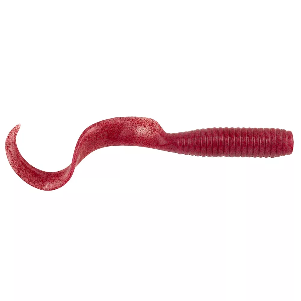 berkley-gulp-6-grub-clear-red-fleck Berkley Gulp! 6" Grub - Clear Red Fleck