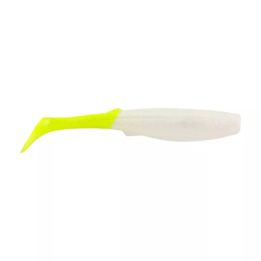 berkley-gulp-paddleshad-4-pearl-white-chartreuse Berkley Gulp! Paddleshad - 4" - Pearl White/Chartreuse