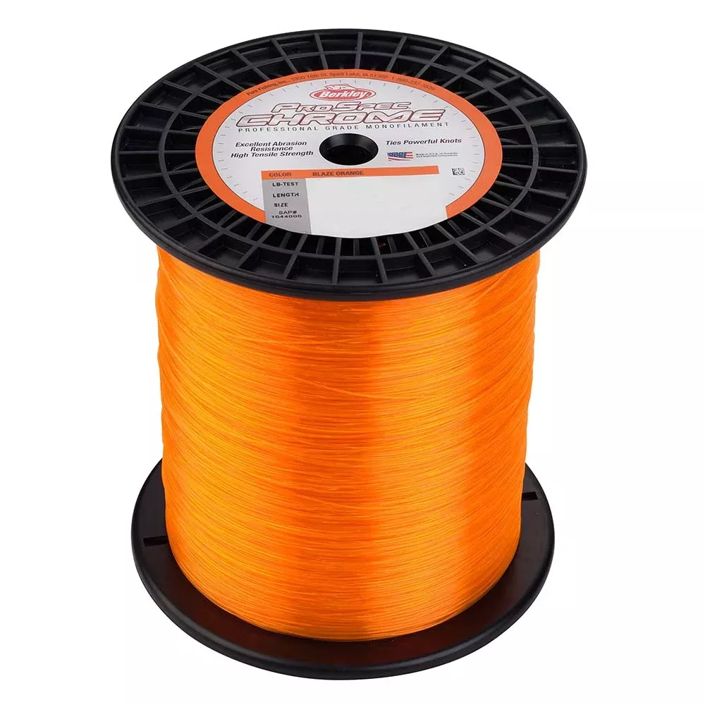 Berkley ProSpec Chrome Blaze Orange Monofilament - 40 lb - 3000 yds - PSC3B40-80