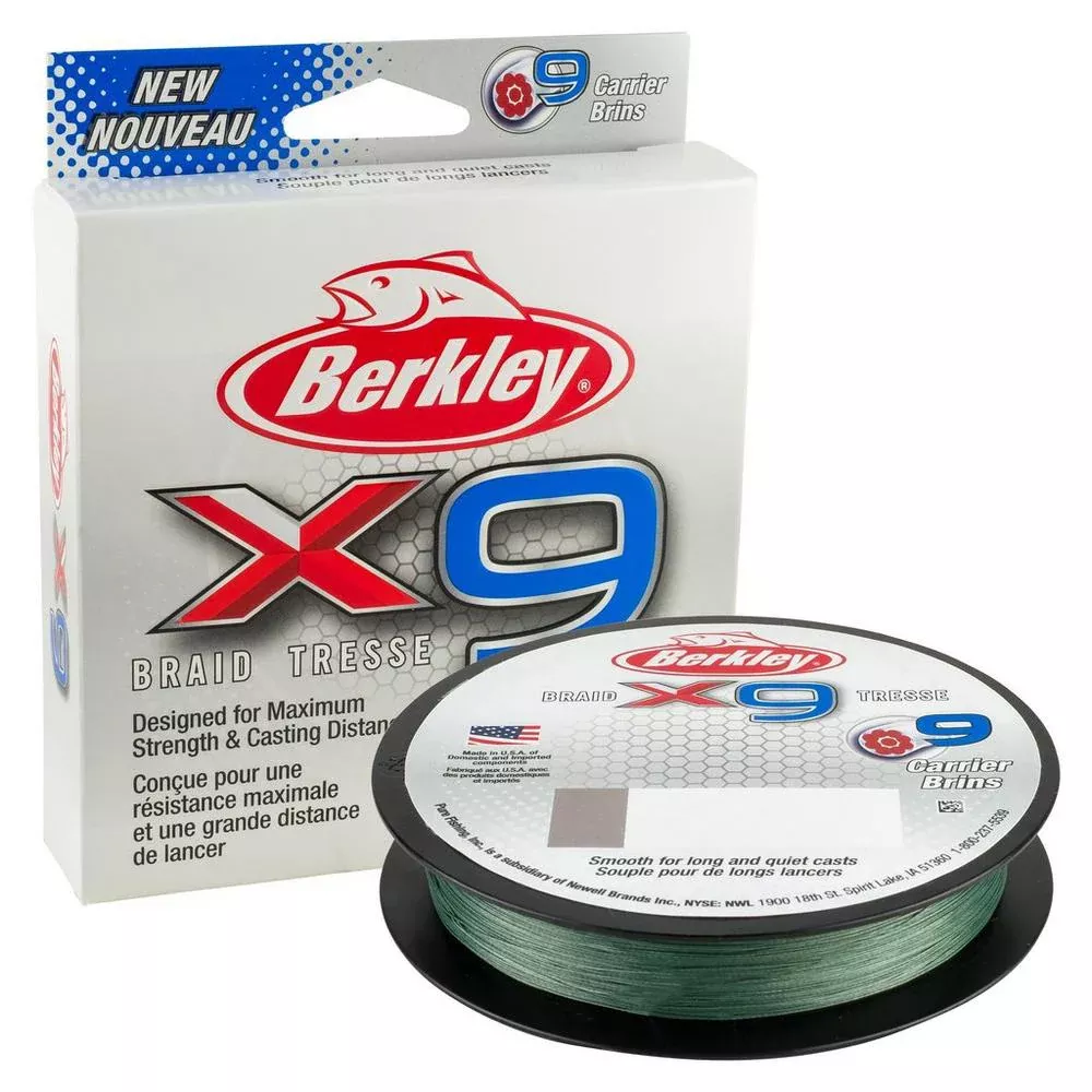 berkley-x9b33015-22-x9-braid-328yd-220m-low-vis-green Berkley X9B33015-22 x9 Braid 328yd (220M) - Low-Vis Green