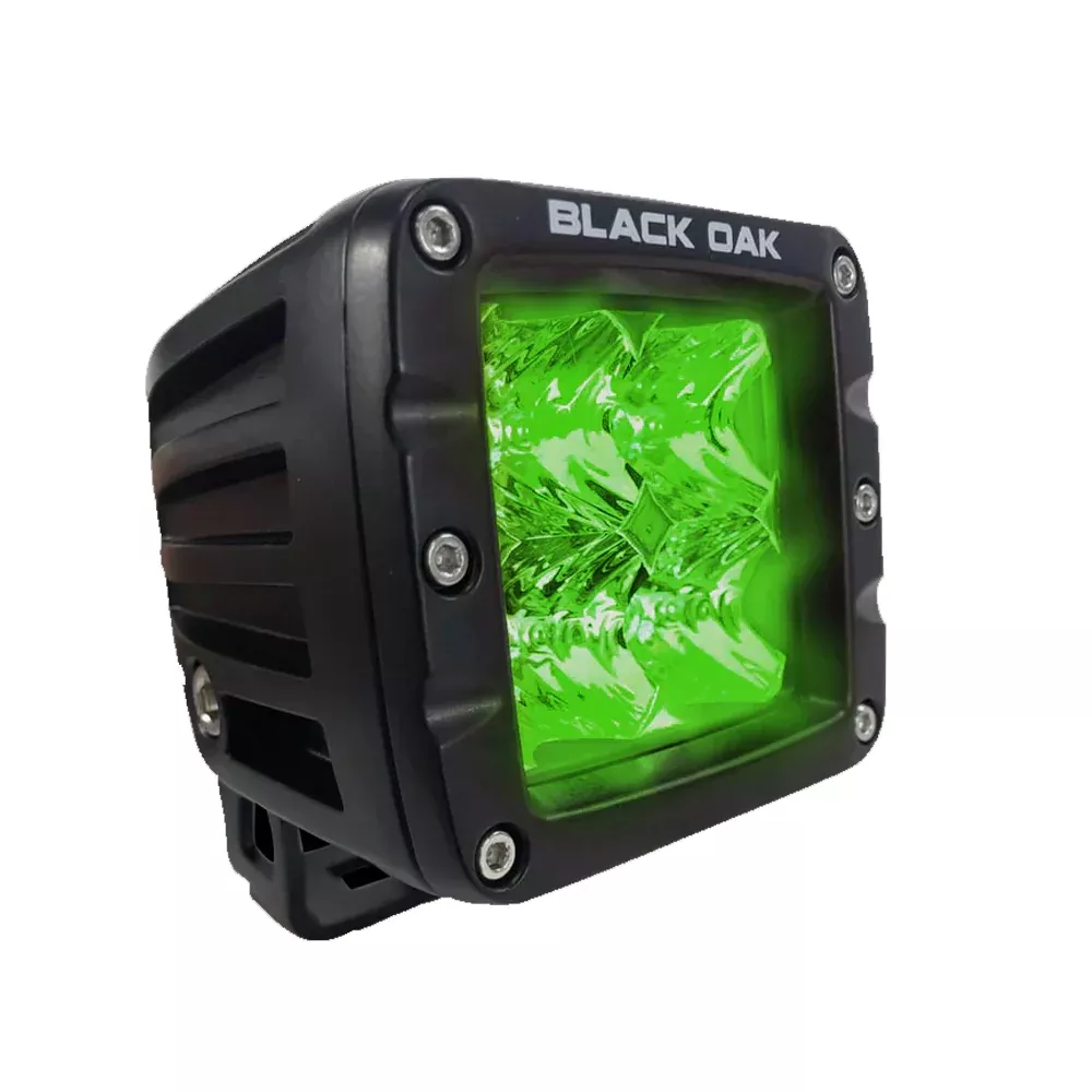 black-oak-green-hog-hunting-2-quot-flood-pod-black Black Oak Green Hog Hunting 2" Flood Pod - Black