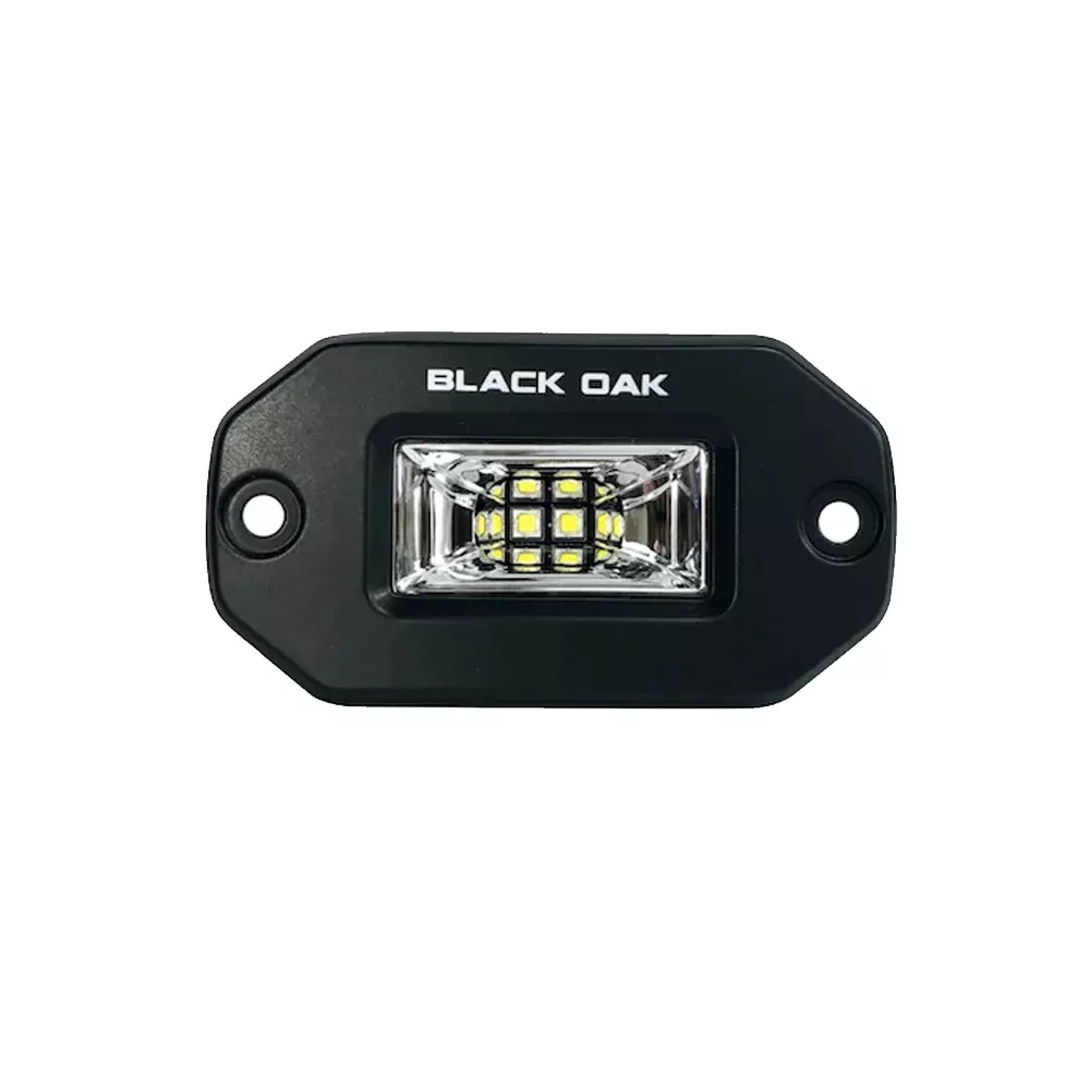 black-oak-pro-series-2-quot-flush-mounted-scene-light-black Black Oak Pro Series 2" Flush Mounted Scene Light - Black