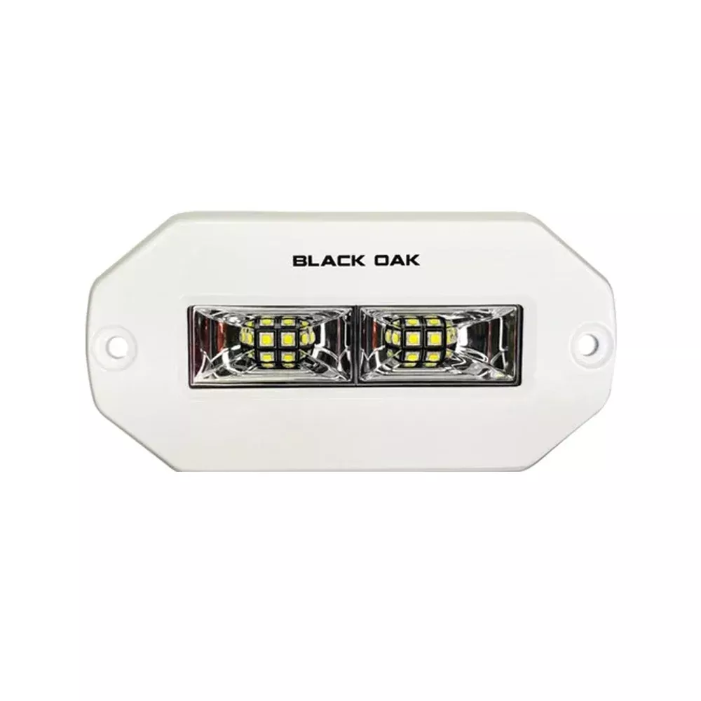 black-oak-pro-series-4-quot-flush-mount-spreader-light-white-housing Black Oak Pro Series 4" Flush Mount Spreader Light - White Housing