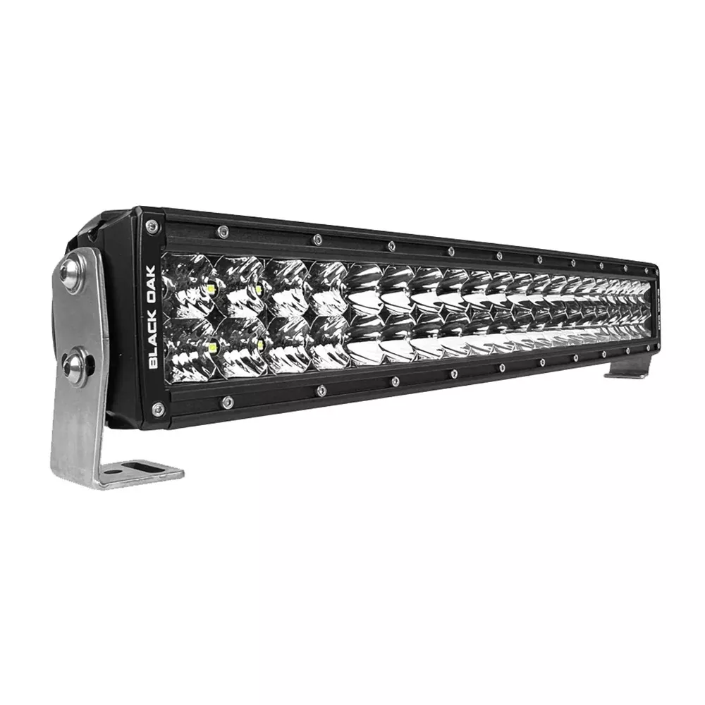 Black Oak Pro Series Curved Double Row Combo 20" Light Bar - Black