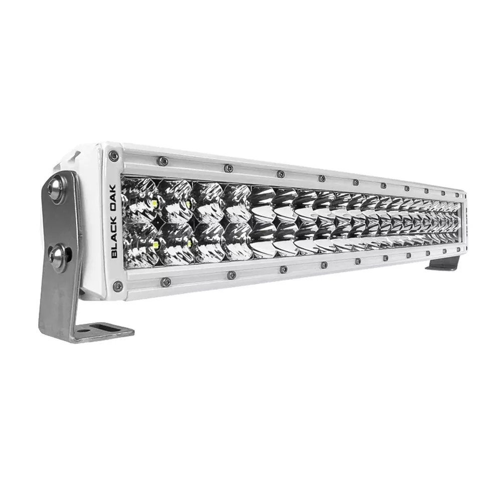 black-oak-pro-series-curved-double-row-combo-20-quot-light-bar-white Black Oak Pro Series Curved Double Row Combo 20" Light Bar - White