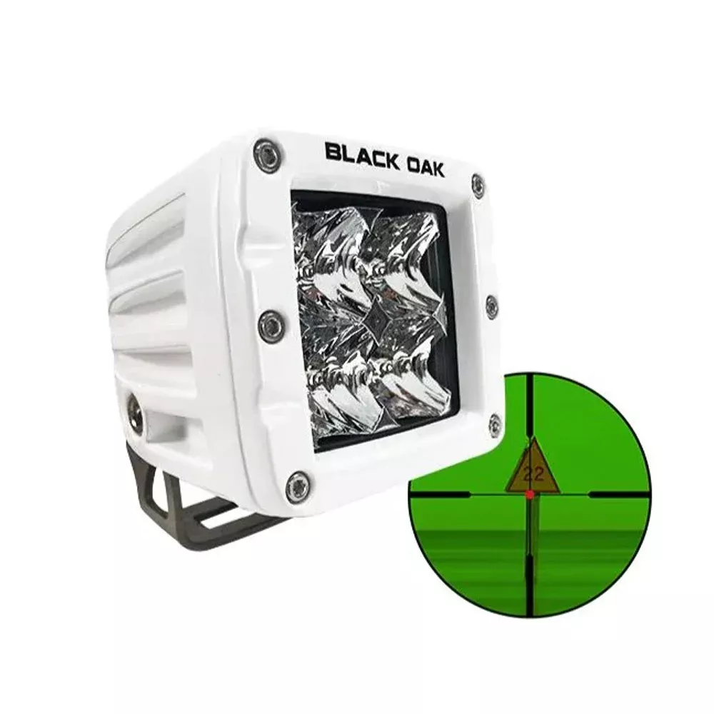 black-oak-pro-series-infrared-2-quot-850nm-flood-pod-light-white Black Oak Pro Series Infrared 2" 850nm Flood Pod Light - White