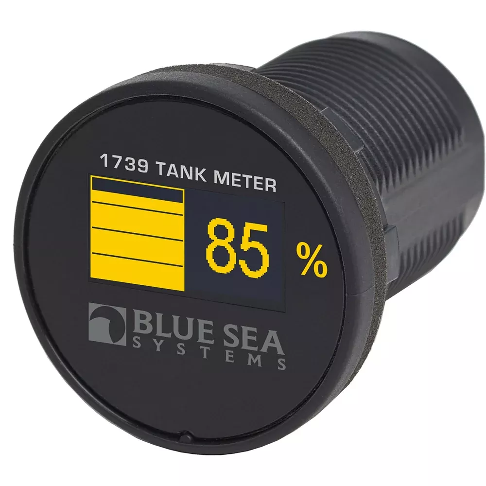 blue-sea-1739-mini-oled-tank-meter-yellow Blue Sea 1739 Mini OLED Tank Meter - Yellow
