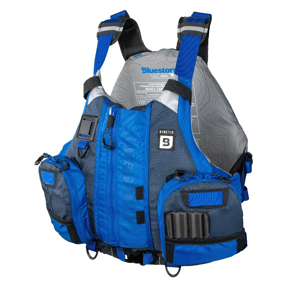 bluestorm-kinetic-kayak-fishing-vest-deep-blue-s-m Bluestorm Kinetic Kayak Fishing Vest - Deep Blue - S/M