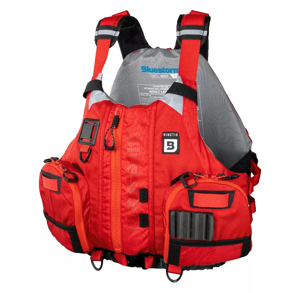 bluestorm-kinetic-kayak-fishing-vest-nitro-red-s-m Bluestorm Kinetic Kayak Fishing Vest - Nitro Red - S/M