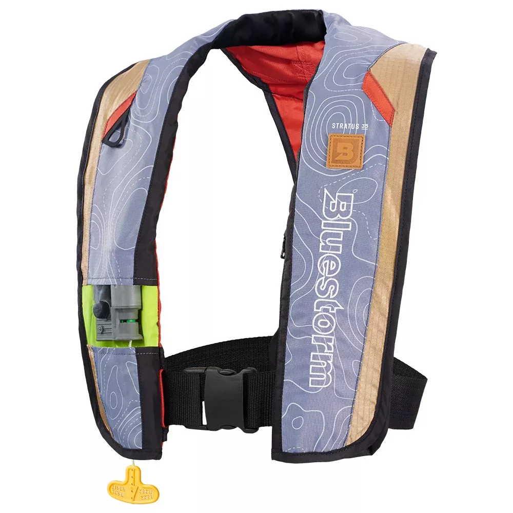 bluestorm-stratus-35-auto-type-ii-inflatable-pfd-tan Bluestorm Stratus 35 Auto Type II Inflatable PFD - Tan