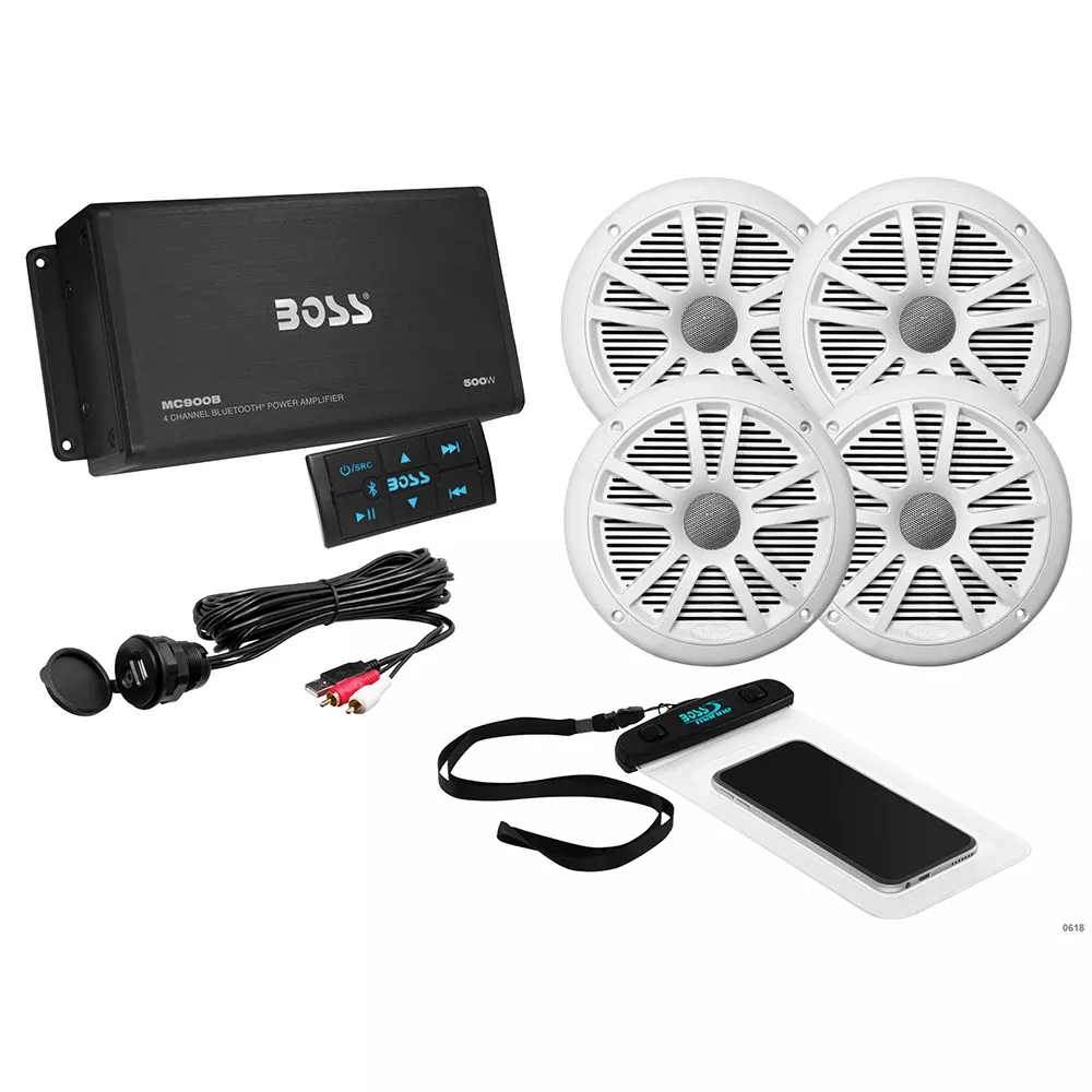 boss-audio-ask904b-64-4-channel-bluetooth-amplifier-w-4-speakers Boss Audio ASK904B.64 4-Channel Bluetooth Amplifier w/4 Speakers